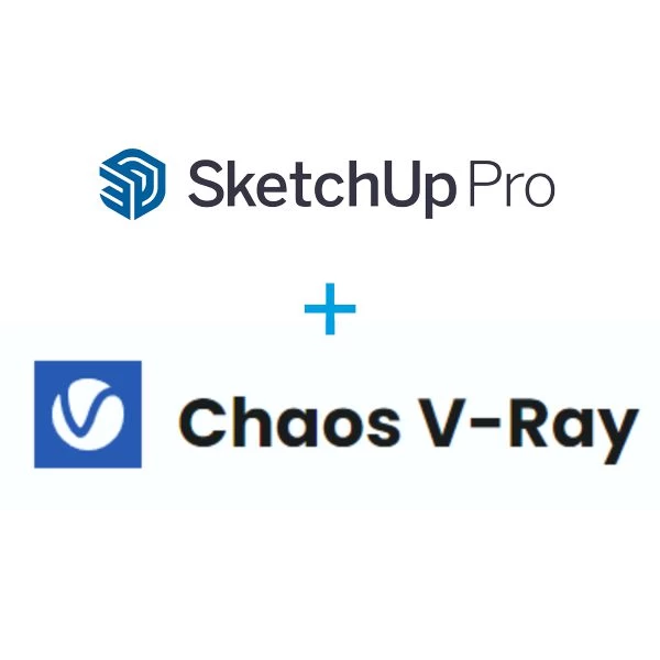 SketchUp Pro 2023 + Chaos V-ray all - Bundle